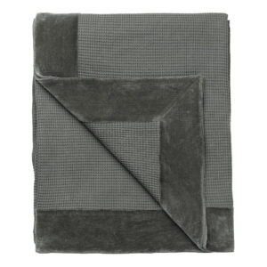 Cozy Living - Bedcover Nordic Waffle Weaved, Army - 220 x 260 cm.