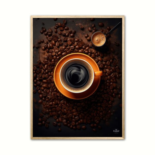 Plakat med Coffee d'Orange 21 x 29,7 cm (A4)