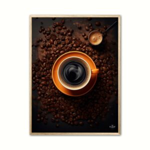 Plakat med Coffee d'Orange 30 x 40 cm