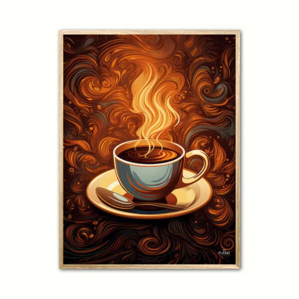 Plakat med Coffee time No. 1 50 x 70 cm (B2)