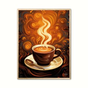 Plakat med Coffee time No. 2 21 x 29,7 cm (A4)