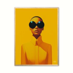 Plakat med The Dazzling Diva - Retro 21 x 29,7 cm (A4)