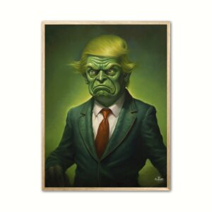 Plakat med Trump Troll - Fantasi 21 x 29,7 cm (A4)