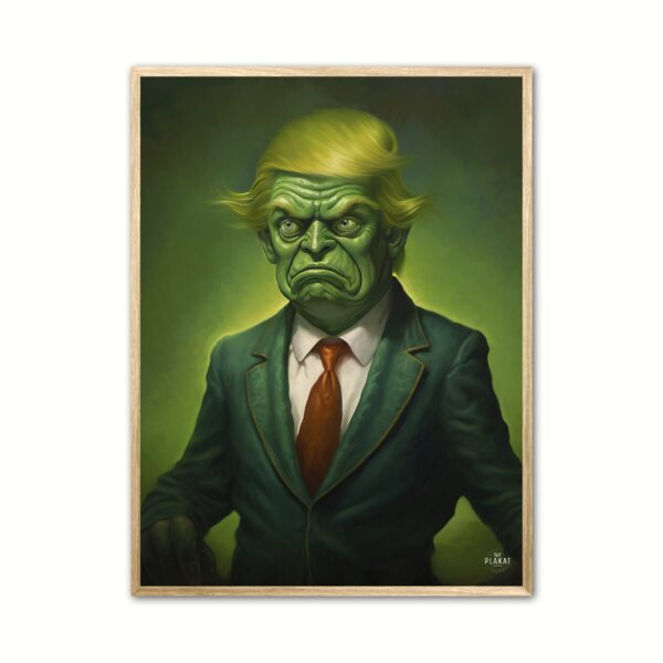 Plakat med Trump Troll - Fantasi 30 x 40 cm