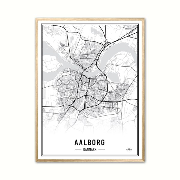 Plakat med Aalborg - Plakat 30 x 40 cm