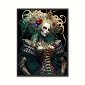 Plakat med Baroque Queen Plakat No. 1 - Barok 30 x 40 cm