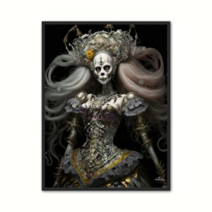 Plakat med Baroque Queen Plakat No. 4 - Barok 50 x 70 cm (B2)