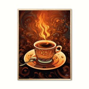 Plakat med Coffee time - Plakat No. 3 21 x 29,7 cm (A4)