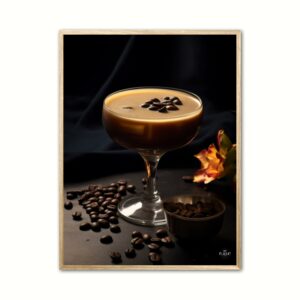 Plakat med Espresso Martini - Plakat Nr. 1 21 x 29,7 cm (A4)