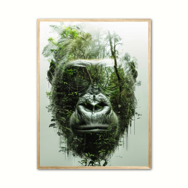 Plakat med Gorilla Plakat 14 21 x 29,7 cm (A4)