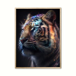 Tiger plakat 1 - Dyr 30 x 40 cm