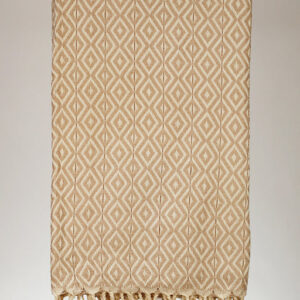 Hamam Double sided Diamond beige, lille eller stor - 200 * 220 cm