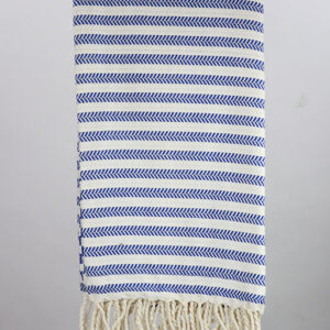 Hamam Single stripe blå - 100 * 180 cm