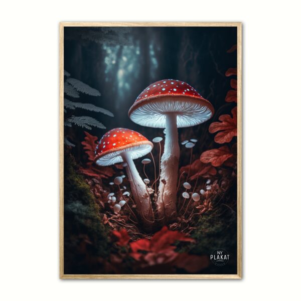 Fortryllet Svampe plakat Nr. 8 21 x 29,7 cm (A4)