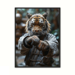 Plakat med Kung Fu Tiger 1 - Gamer Plakat 21 x 29,7 cm (A4)