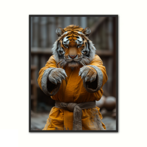 Plakat med Kung Fu Tiger 2 - Gamer Plakat 21 x 29,7 cm (A4)