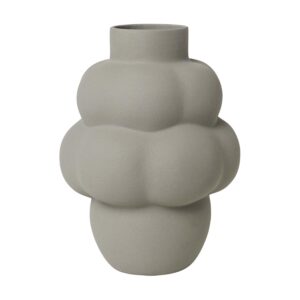 Balloon Vase #04 Grande, Sanded Grey - Ø13 cm/H42 cm