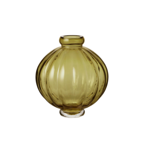 Balloon vase #01, Olive - H25 cm.