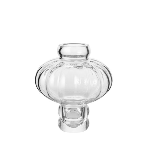 Balloon vase #02, clear - H:20 cm.