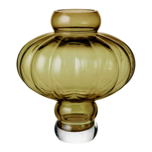 Balloon vase #03, Olive - H40 cm.