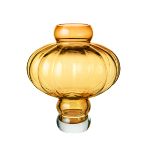 Balloon vase #03, amber - H:40 cm.