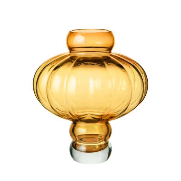 Balloon vase #03, amber - H:40 cm.