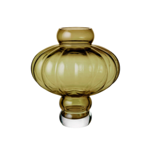 Balloon vase #08, Olive - H30 cm.