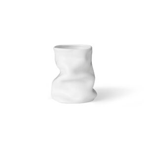 Collapse vase, hvid - H20