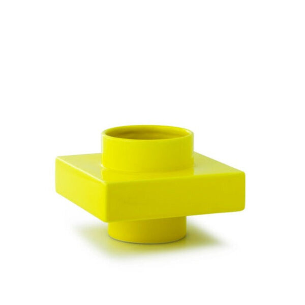 Deko objects lille vase, Lemon - H12 cm.