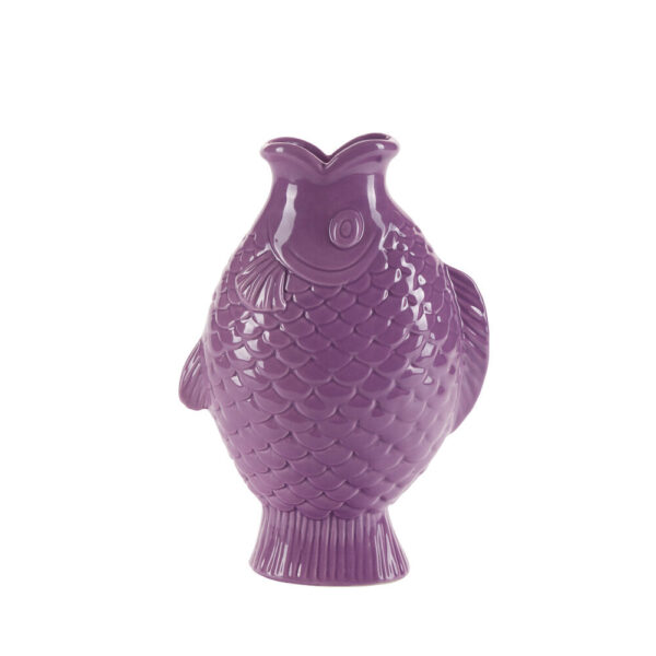 Fiske vase, lilla - H24,5 cm