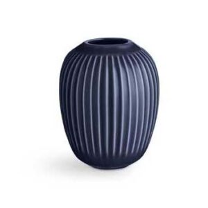 Hammershøi vase, indigo - H: 10 cm.