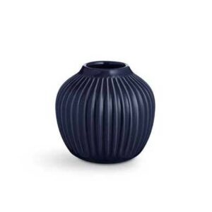 Hammershøi vase, indigo - H: 12,5 cm.