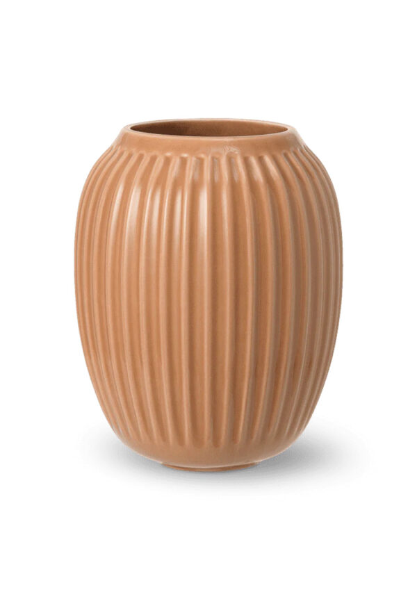 Hammershøi vase - karamel, H: 21cm.