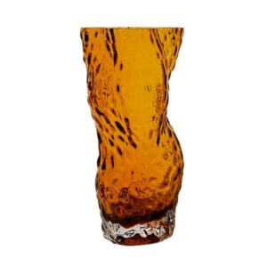 Ostrea Rock Glass vase - Amber