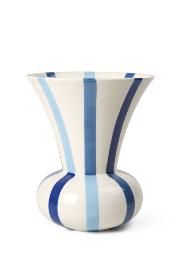 Signature vase, blå - H20 cm.