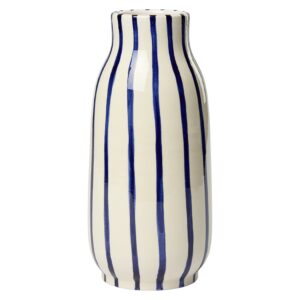 Stripes Big vase - Royal Blue