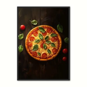 Plakat med Pizza Plakat 1 30 x 40 cm