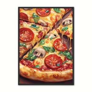 Plakat med Pizza Plakat 2 50 x 70 cm (B2)