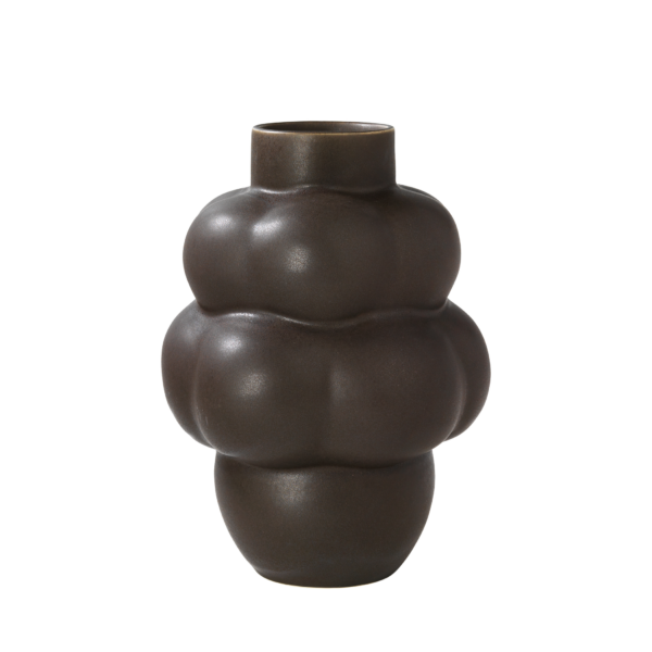 Balloon vase #04 Petit, Mud Brown - H18 cm.