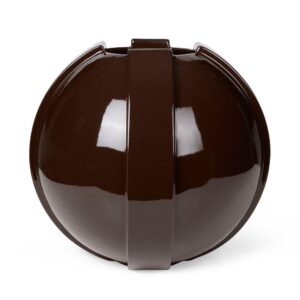 VINCI Vase 02, Dark Brown - H39 cm.