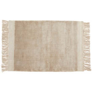 Filuca shiny tæppe, beige - 160x240 cm