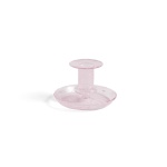 Flare Stripe lysestage - Pink with white
