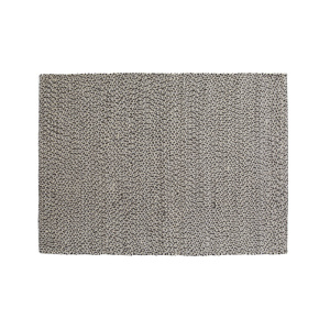 Flettet tæppe - grå