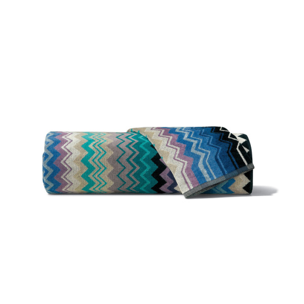 Giacomo håndklæde - 170 Turchese Multicolor