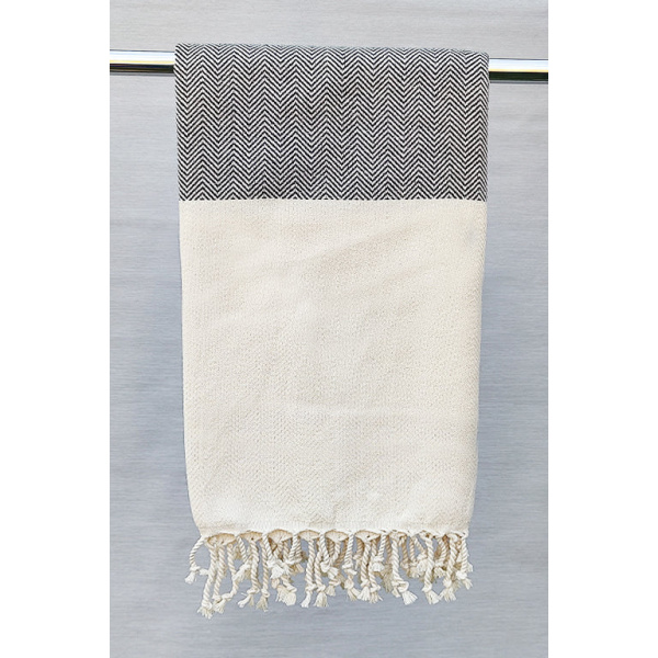 Montreal Hamam sildeben sort - 50*100cm
