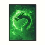 Plakat med Grn Drage Plakat 2 50 x 70 cm (B2)