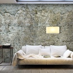 ARTGEIST fototapet - Stony Barriere, rustik sten, stor (Flere størrelser) 600x280