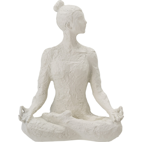 Adalina, Skulpture, hvid, H24x15x18 cm