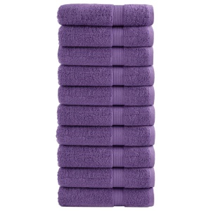 Badehåndklæder 10 stk. Premium 100x150 cm 100 % bomuld grøn