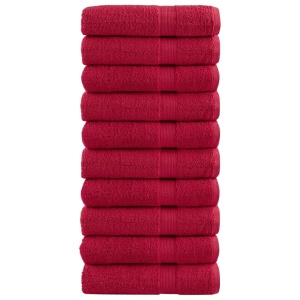 Badehåndklæder 10 stk. Premium 100x150 cm 100 % bomuld grøn